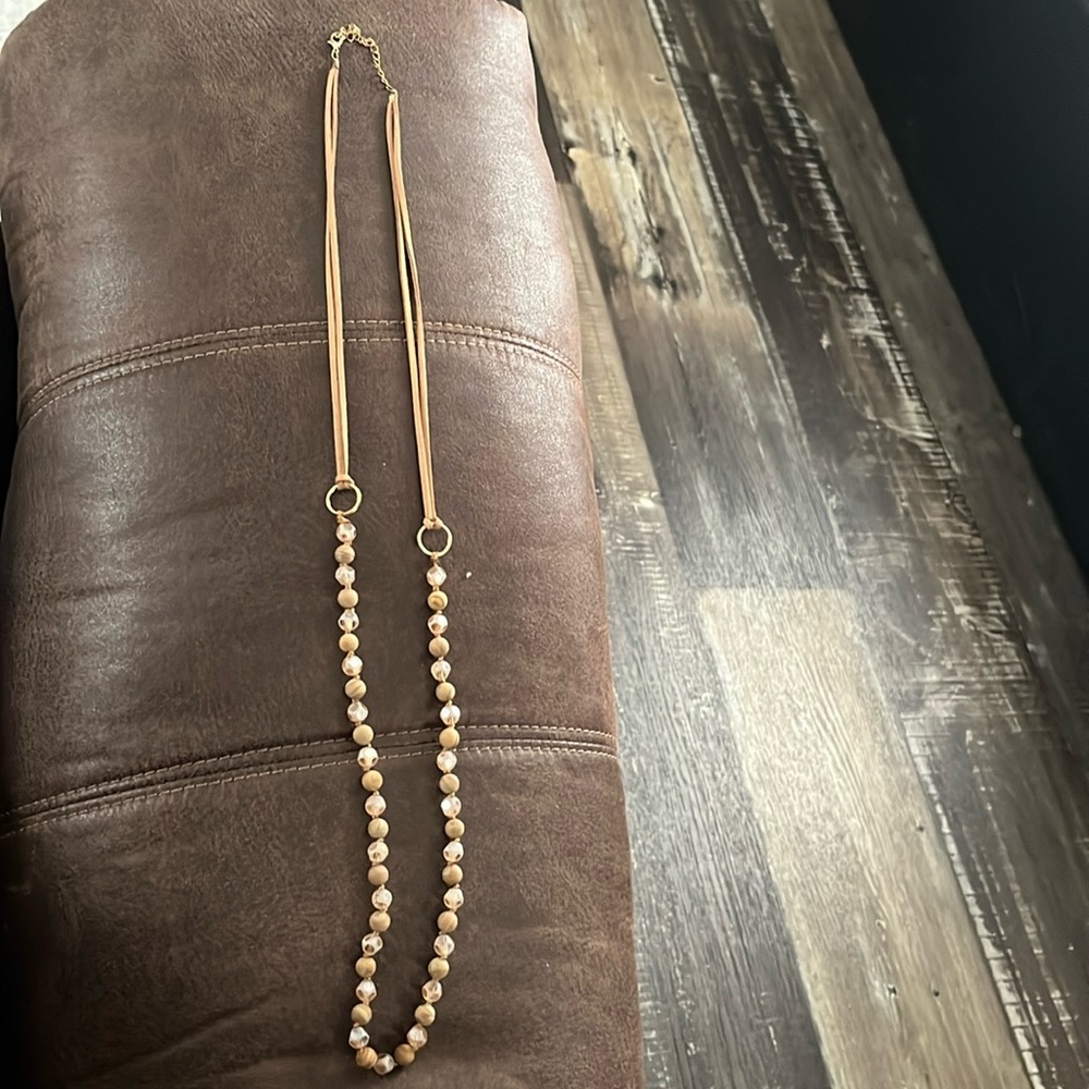 Long Brown Necklace
